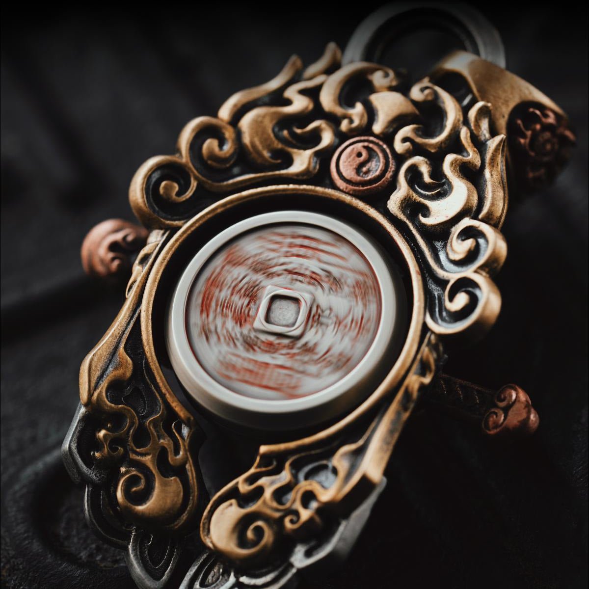 Tao Stones Bronze Guardian Swrod - Lion Pendant