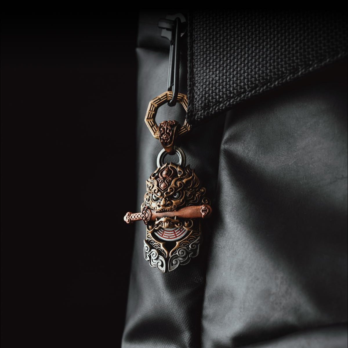 Tao Stones Bronze Guardian Swrod - Lion Pendant