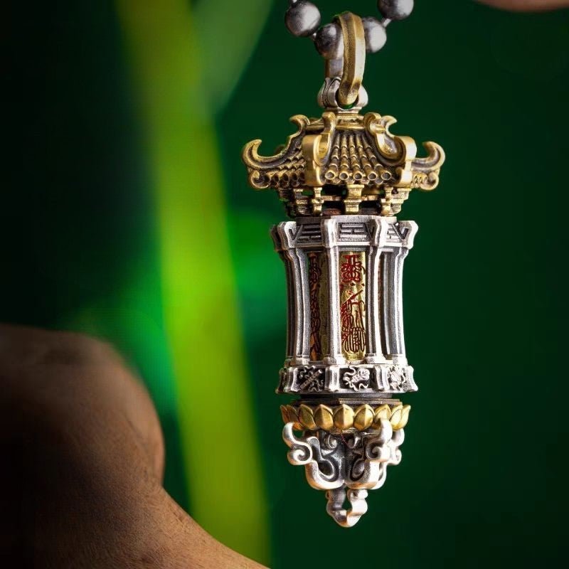 Tao Stones | Pavilion of Eternal Abundance: Five - Directional Rotating Wealth Pendant