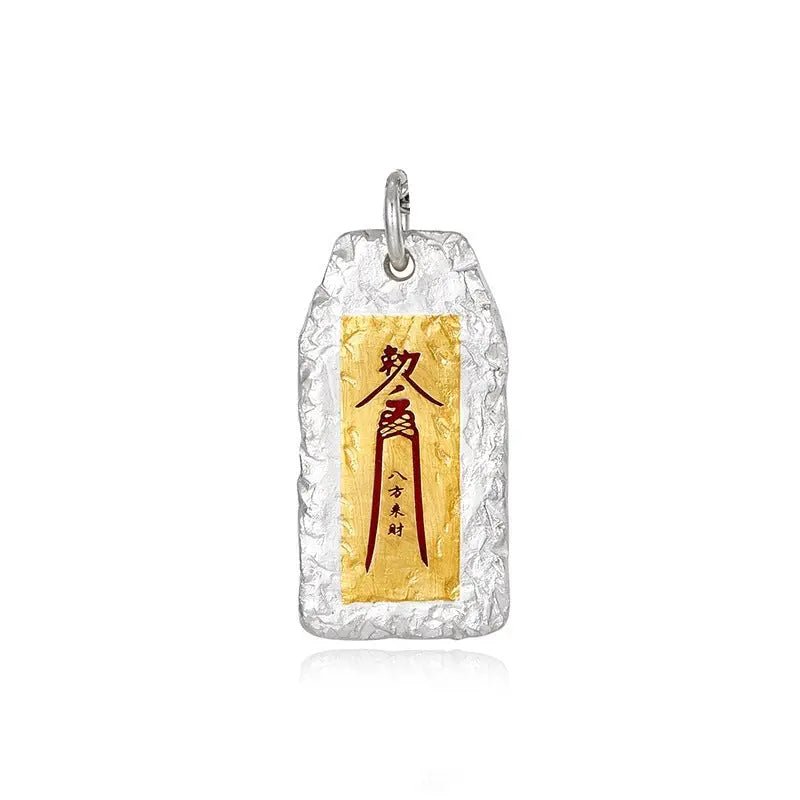 Tao Stones Silver Plated Tao Talisman Necklace