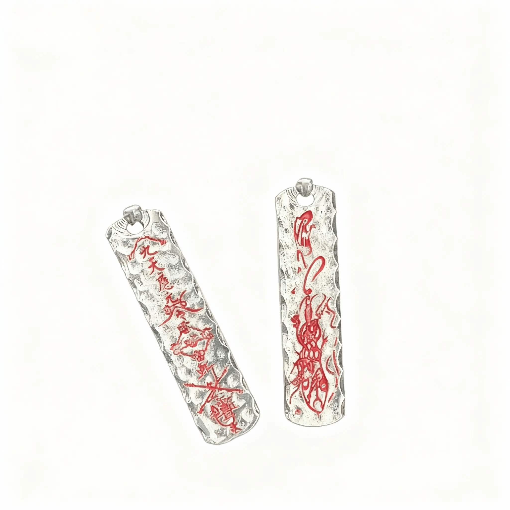 Tao Stones Taoist Five Thunder Command Silver Pendant