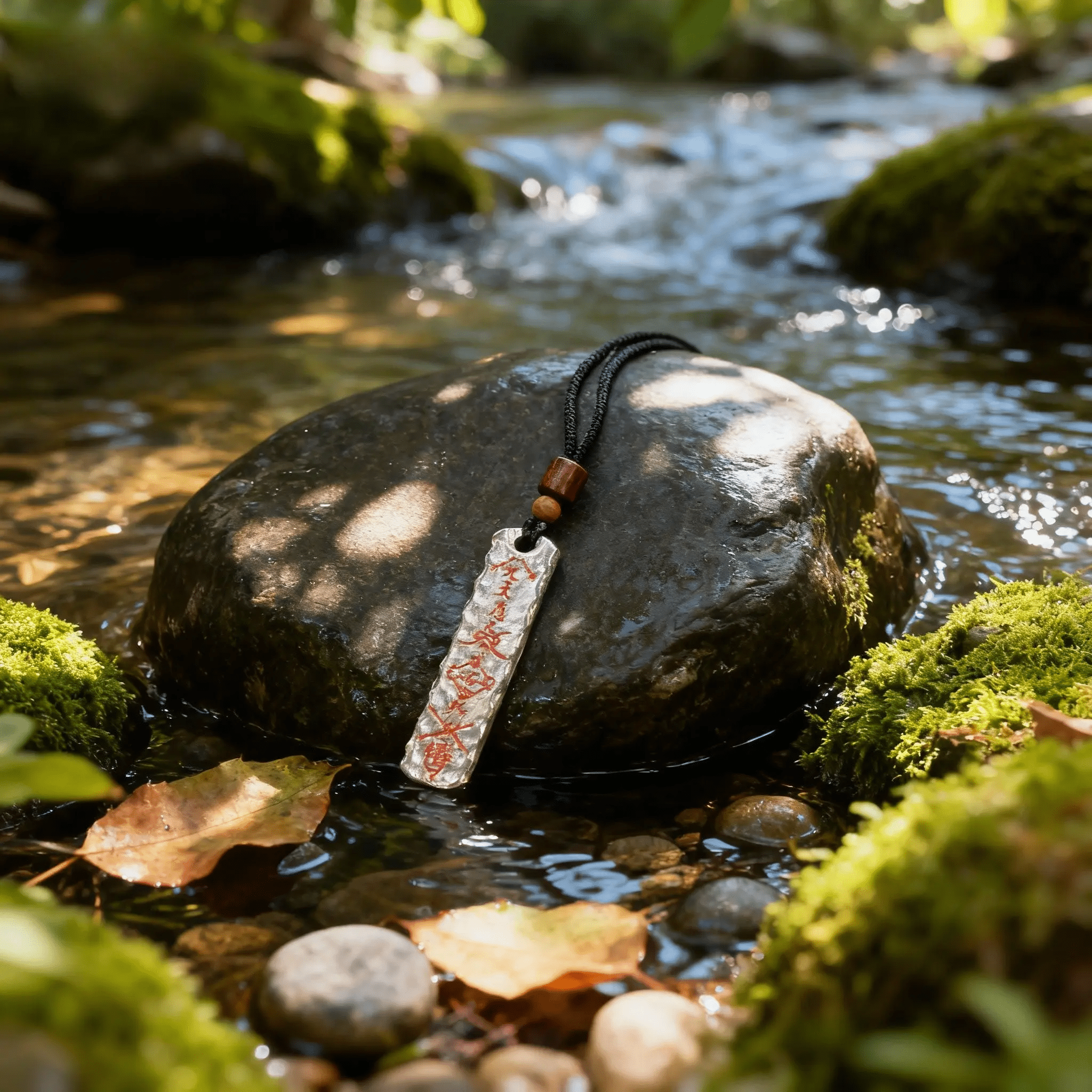 Tao Stones Taoist Five Thunder Command Silver Pendant