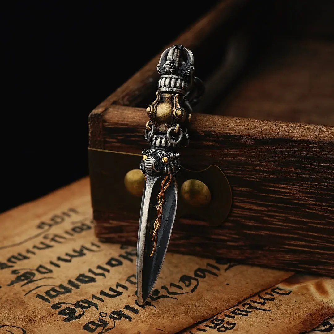 Tao Stones Taoist Ritual Sword Pendant