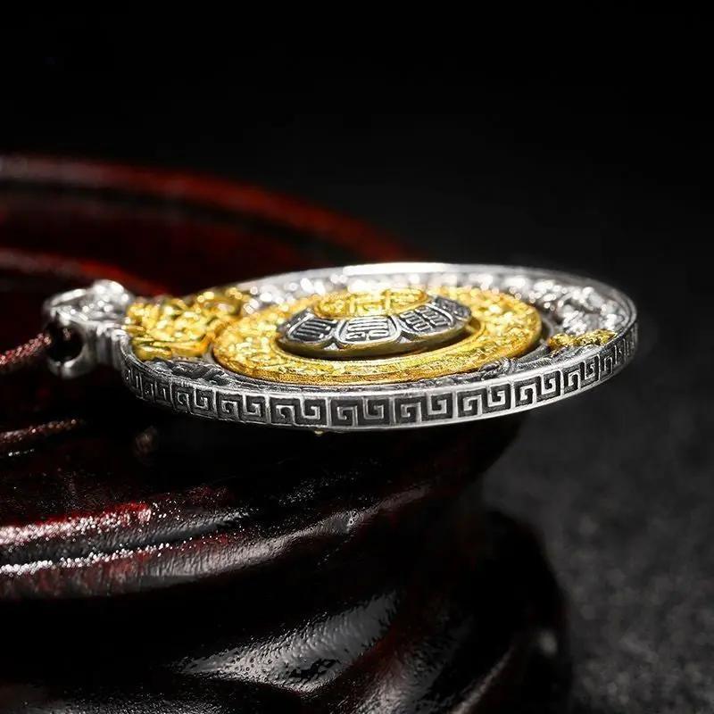Tao Stones Taoist Rotating Zodiac Pendant Necklace
