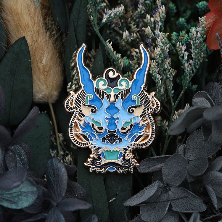 Tao Stones | The Dragon Soul: Handcrafted Celestial Enamel Pin Badge