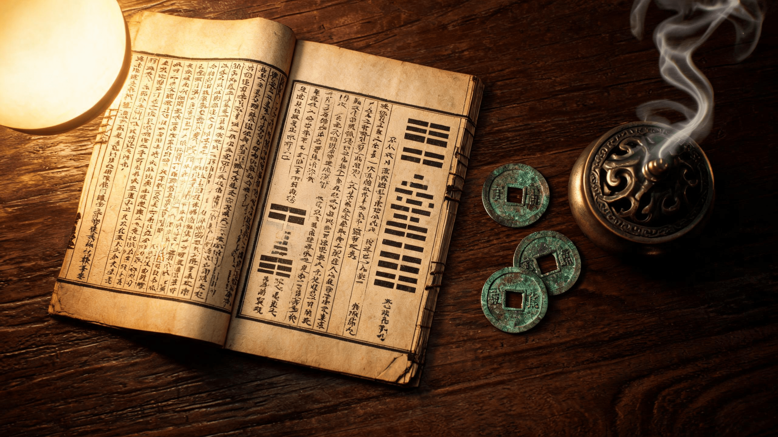 What Is the I Ching & How to Cast a Hexagram with Coins - Tao Stones