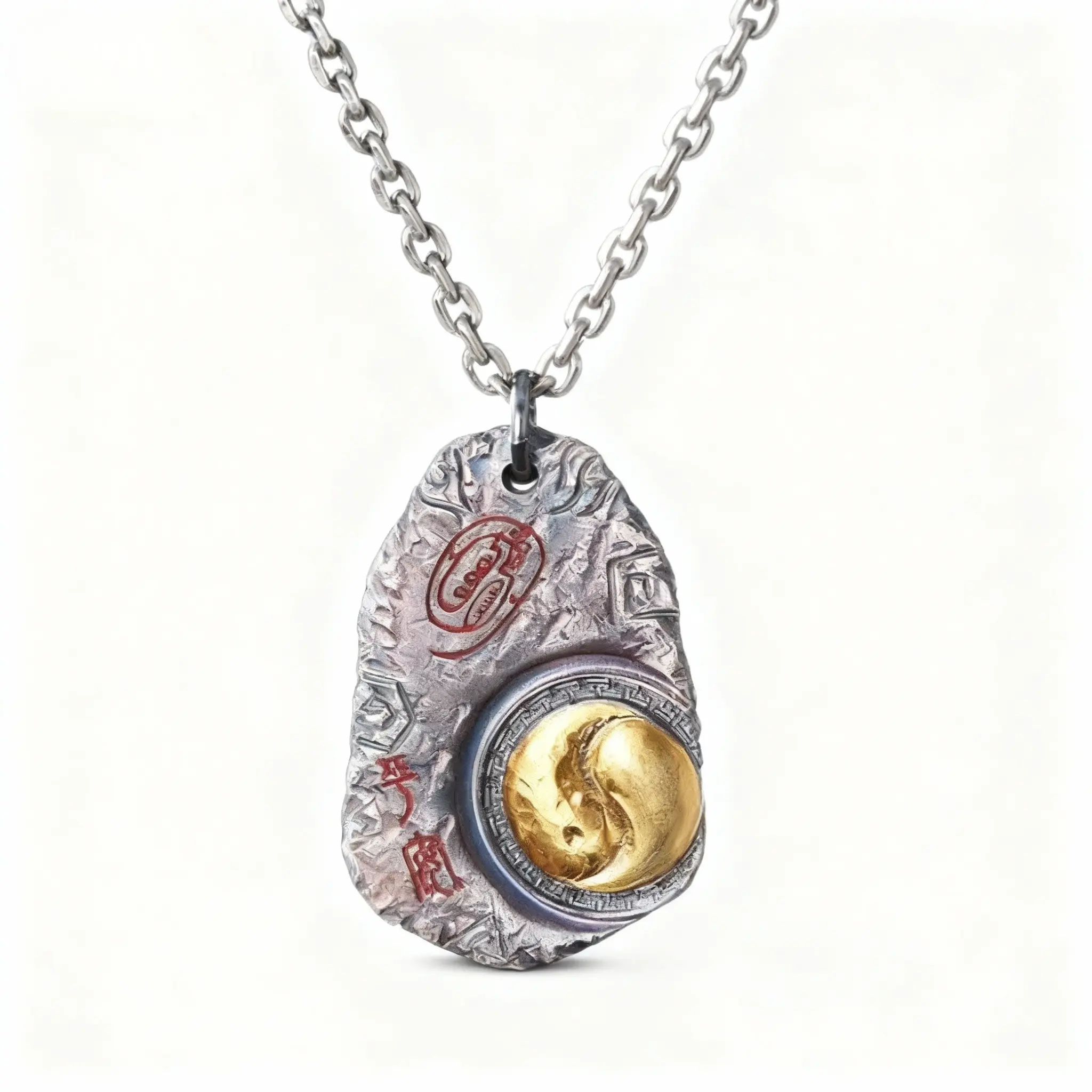 Tao Stones Taoist Golden Light Talisman Pendant Tao Stones