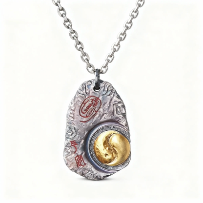 Tao Stones Taoist Golden Light Talisman Pendant Tao Stones
