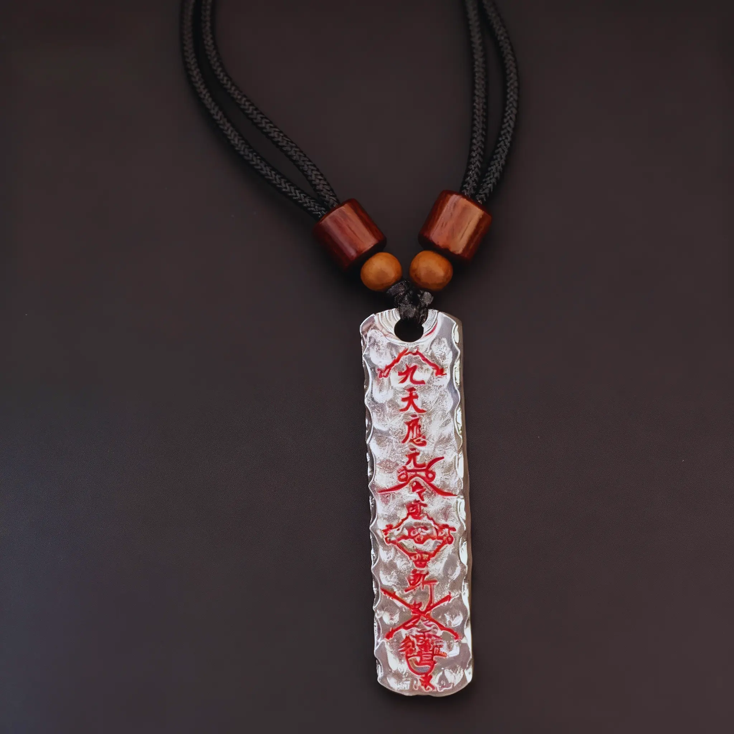Tao Stones Taoist Five Thunder Command Silver Pendant Tao Stones