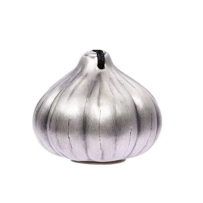 The Odds Are in Your Favor - Garlic Shaped Keychain - Silver Keychain Tao Stones