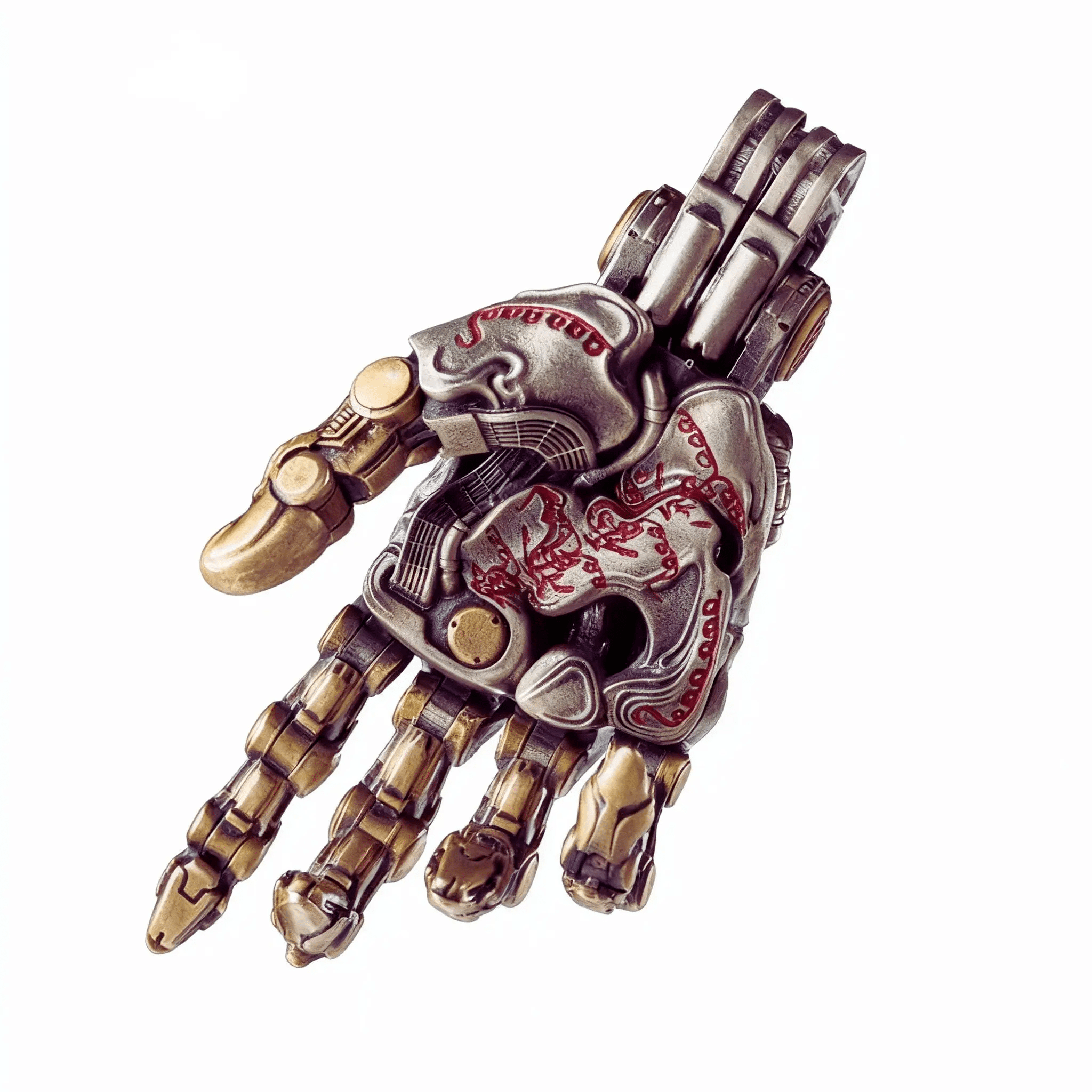 Tao Stones Articulated Mechanical Hand Pendant