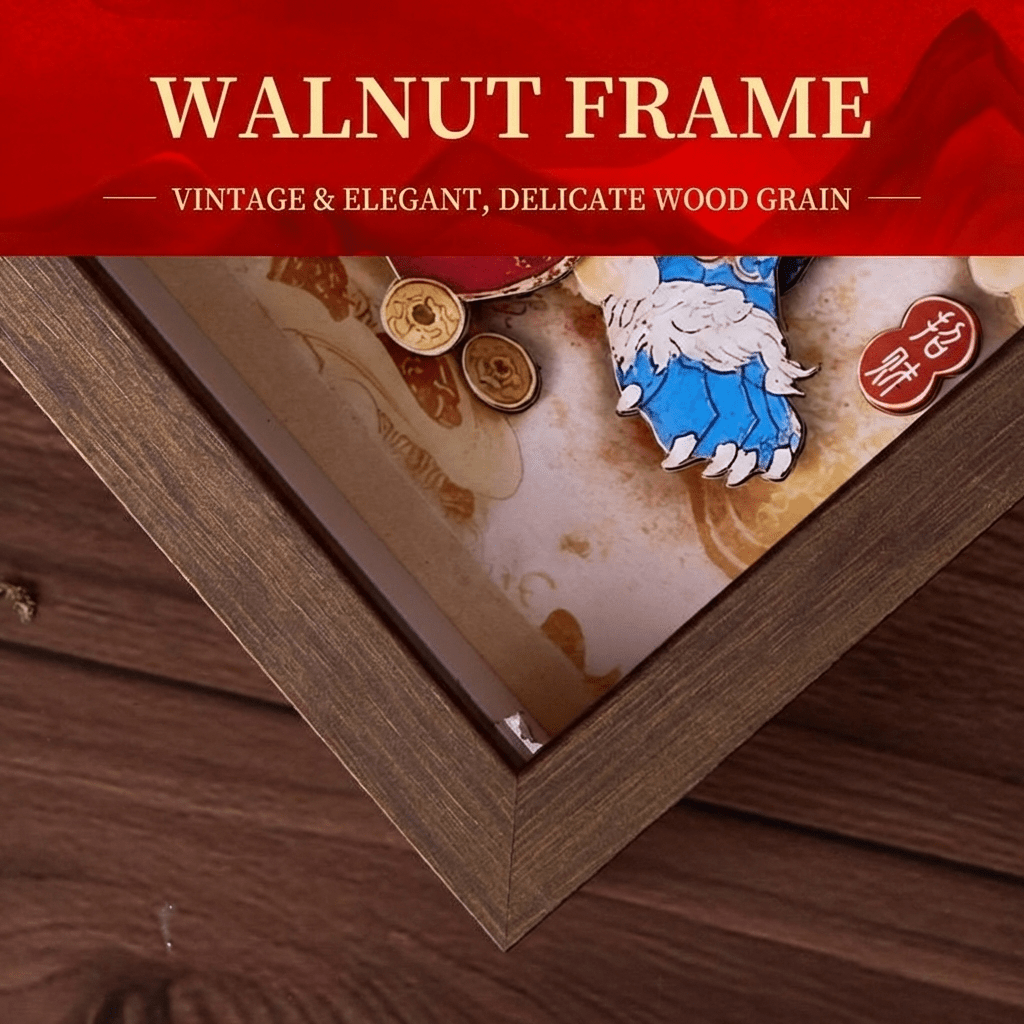 Tao Stones | Guardian of Abundance: 3D Paper - Cut Lion Dance (Set of 2)