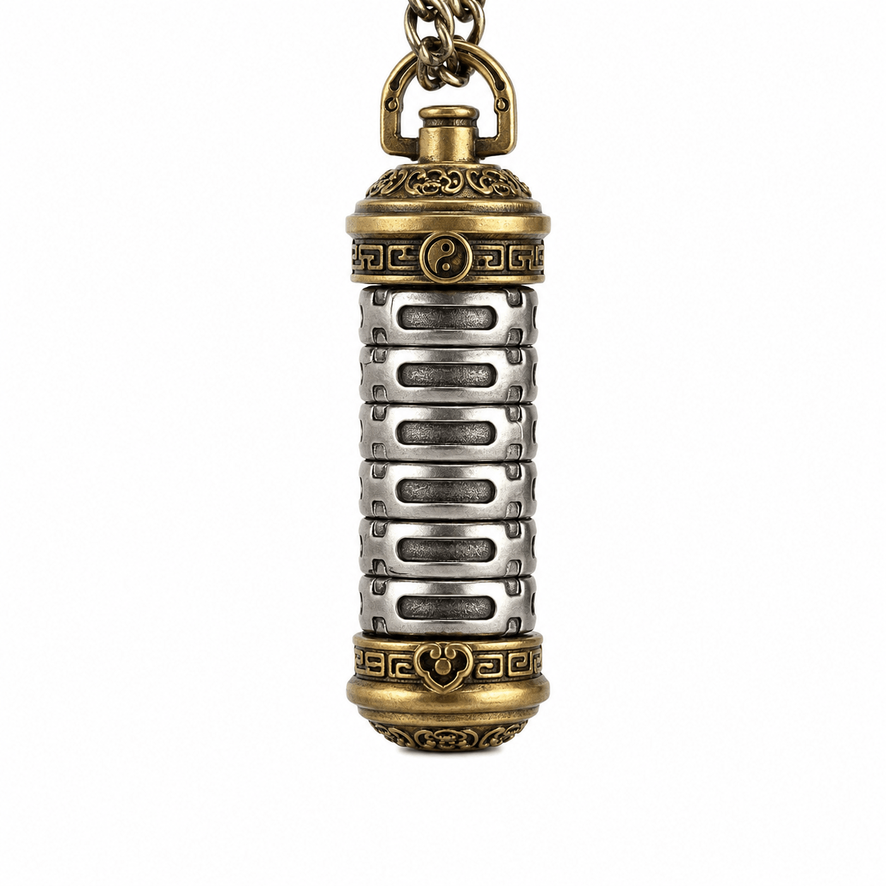 Tao Stones Revolving Mantra Copper Pendant
