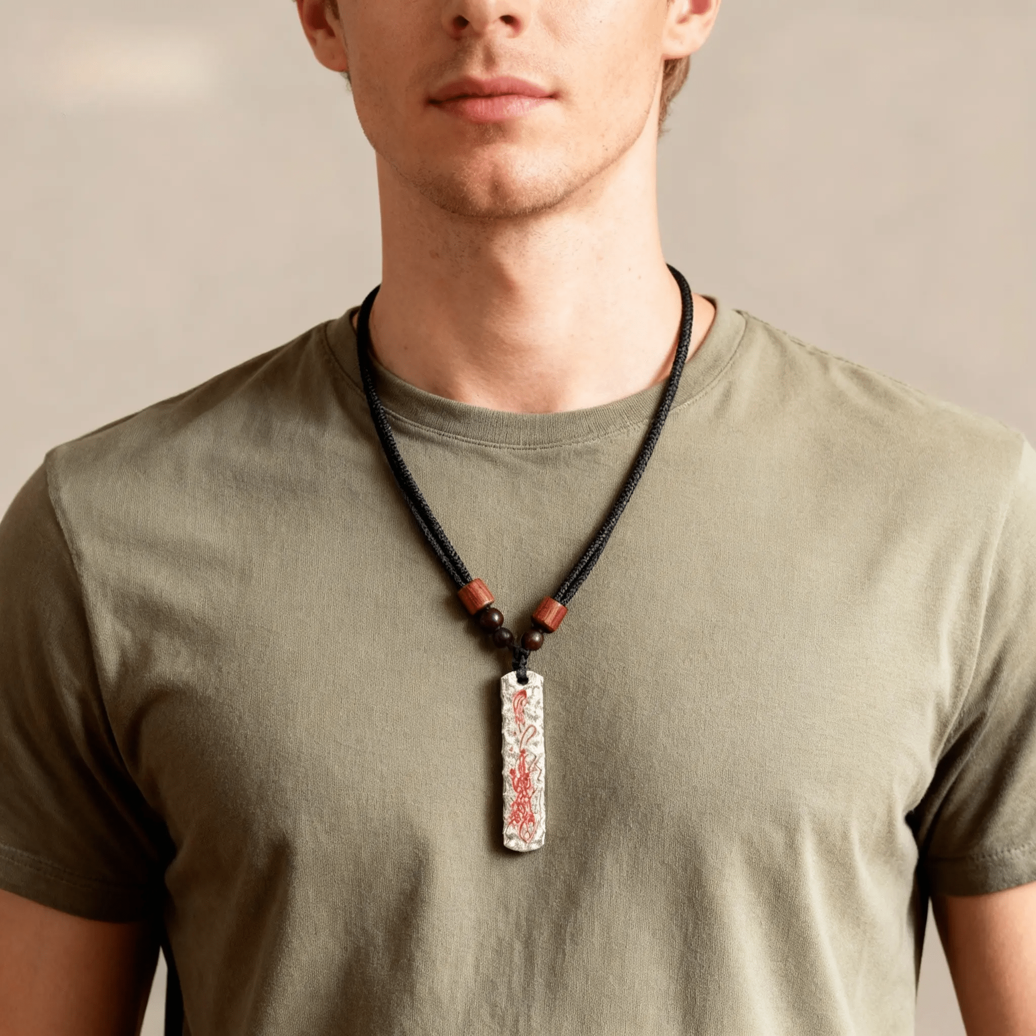 Tao Stones Taoist Five Thunder Command Silver Pendant