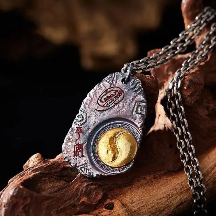 Tao Stones Taoist Golden Light Talisman Pendant