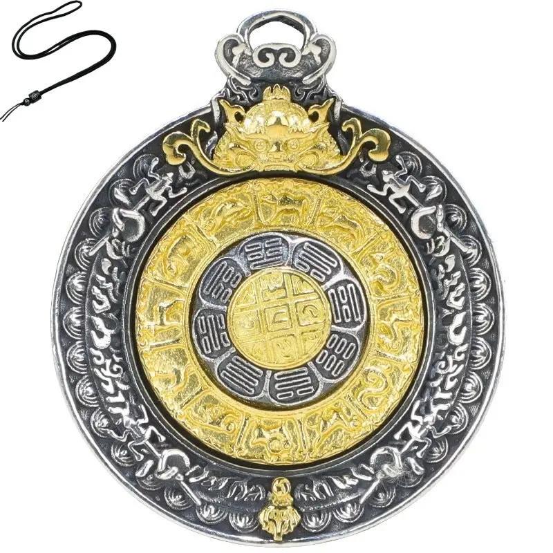 Tao Stones Taoist Rotating Zodiac Pendant Necklace