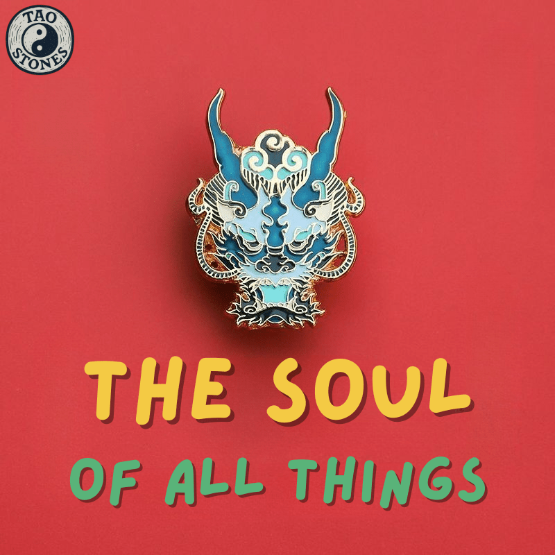 Tao Stones | The Dragon Soul: Handcrafted Celestial Enamel Pin Badge