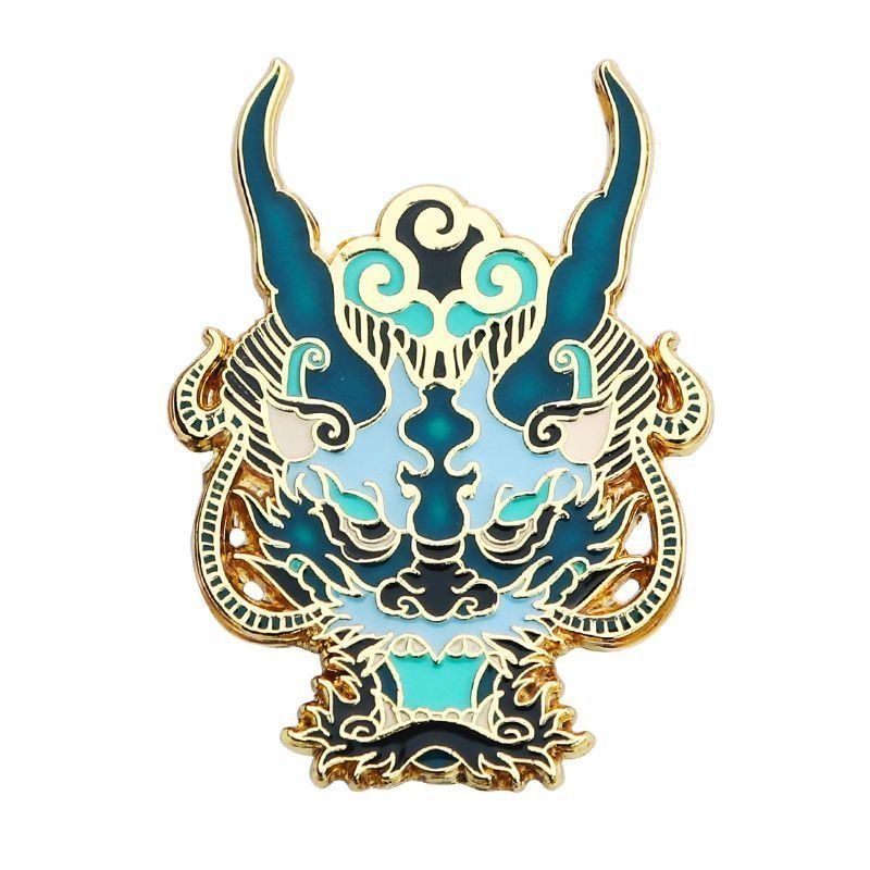Tao Stones | The Dragon Soul: Handcrafted Celestial Enamel Pin Badge