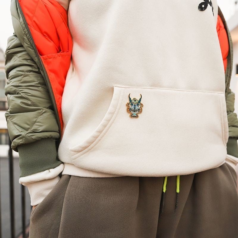 Tao Stones | The Dragon Soul: Handcrafted Celestial Enamel Pin Badge