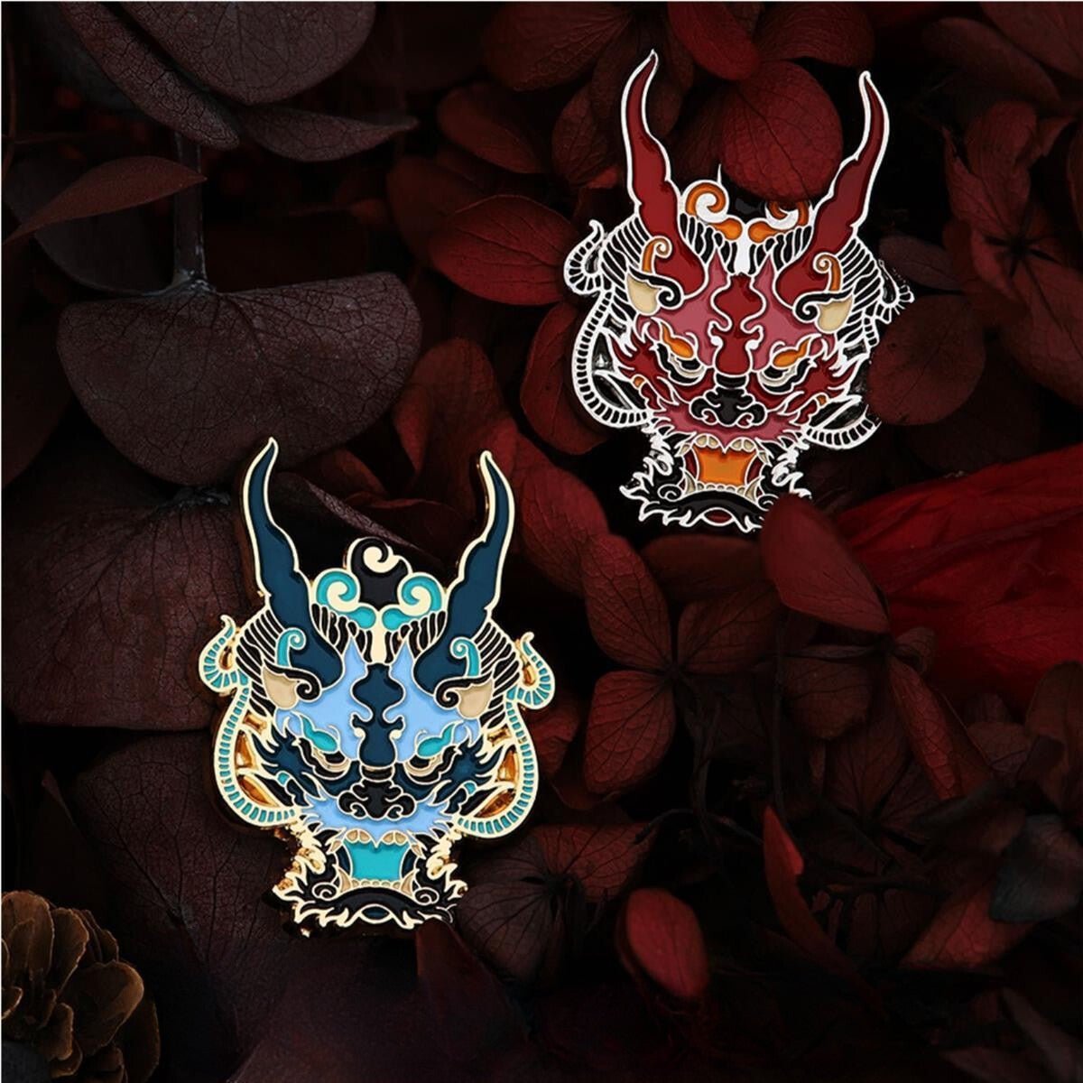 Tao Stones | The Dragon Soul: Handcrafted Celestial Enamel Pin Badge